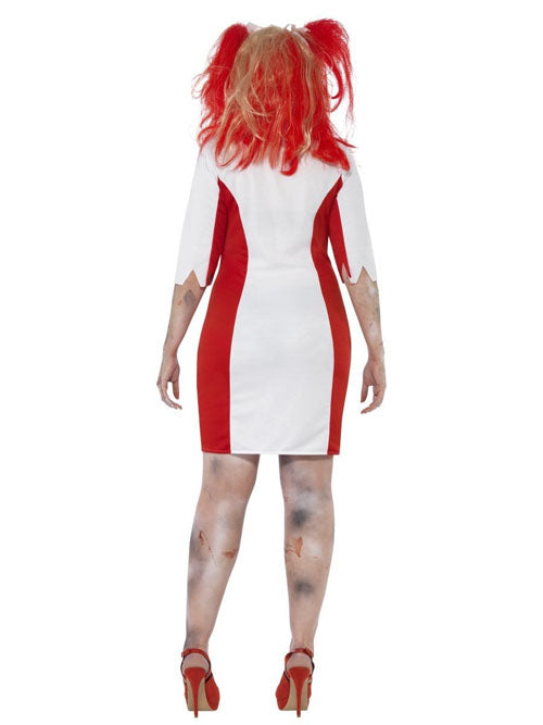 Verpleegster zombie bebloed mt. XL