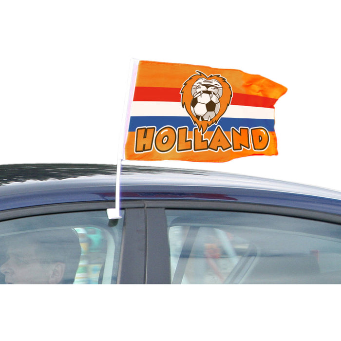 Autovlag Holland leeuw 30x45cm