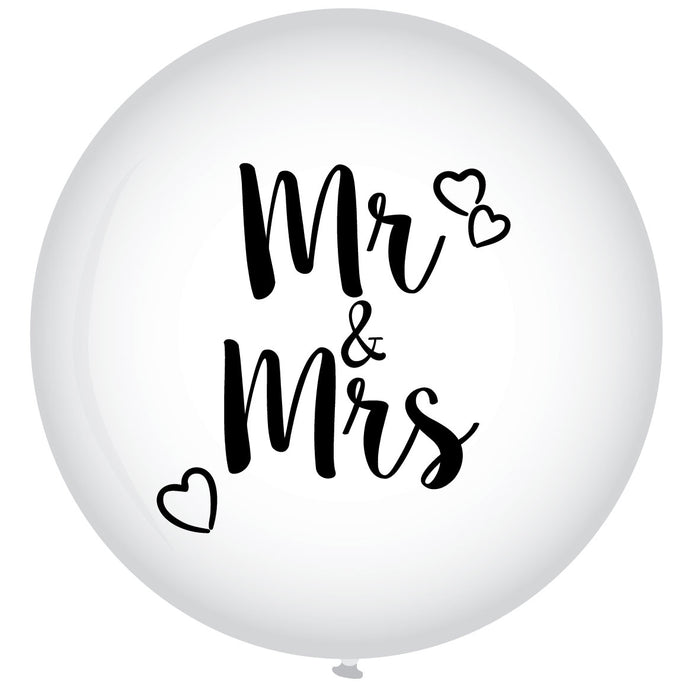 Ballon XL Mr & Mrs