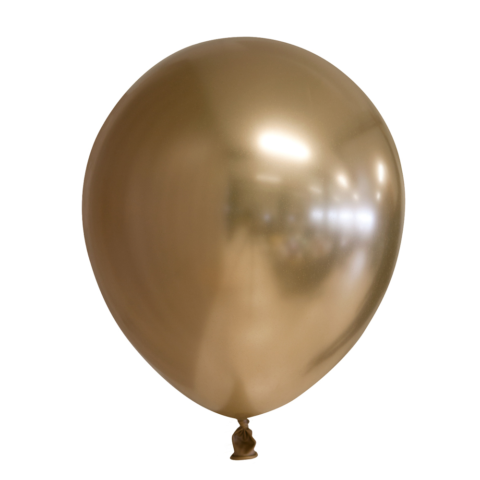 Ballonnen 10 st. chrome goud