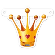 Banner Letter Princess Crown
