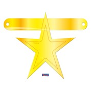 Banner Letter Star Yellow