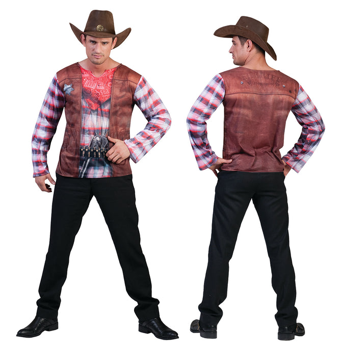 Cowboy t-shirt 3D mt. 52
