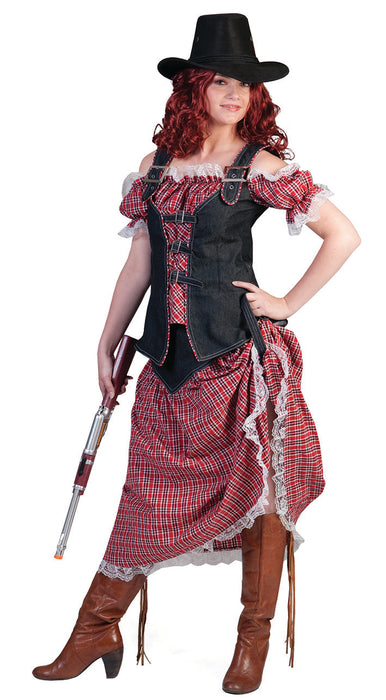 Cowgirl jurk lang Denim ranger Lady mt. 40/42
