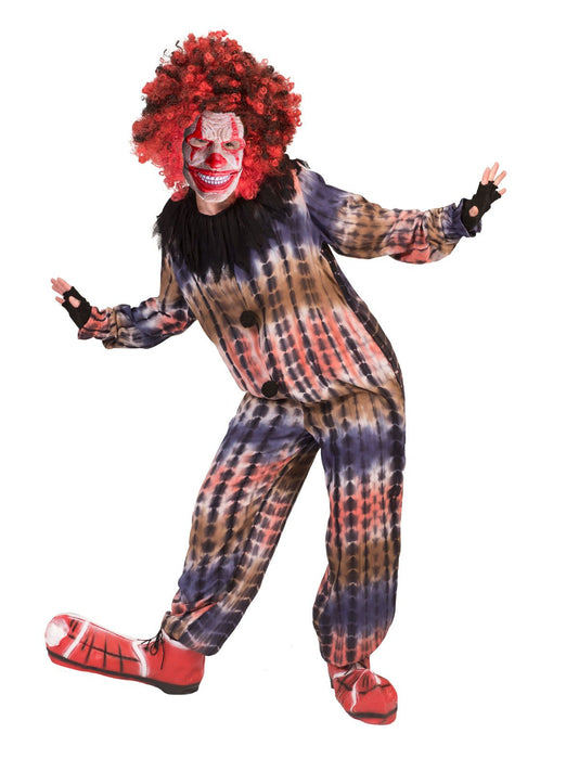 Creepy clown Lune jumpsuit mt. 116