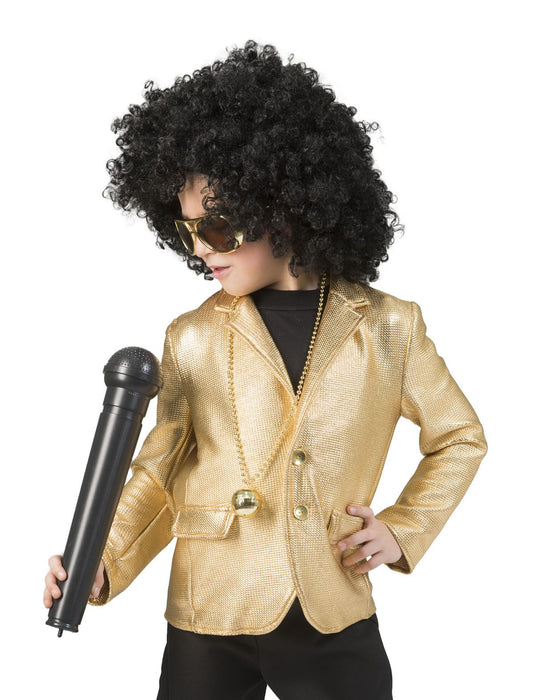 Disco fever jas goud mt. 164