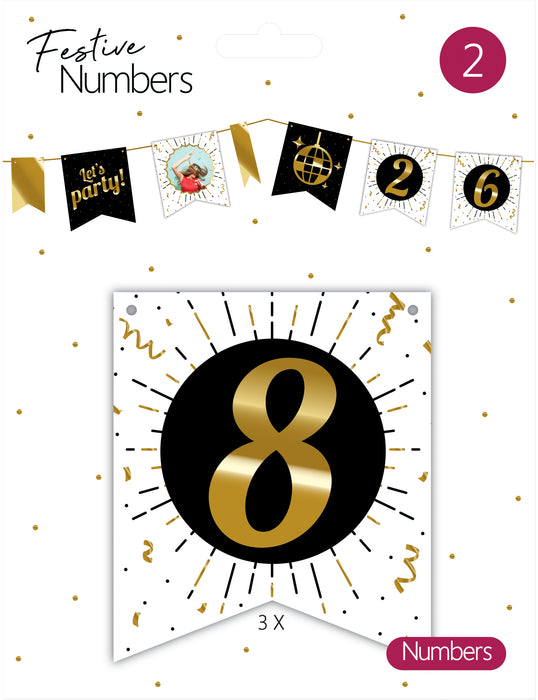 Festive Numbers 8 / 3st.