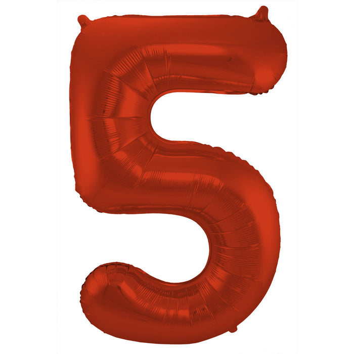 Folieballon 86cm Rood 5