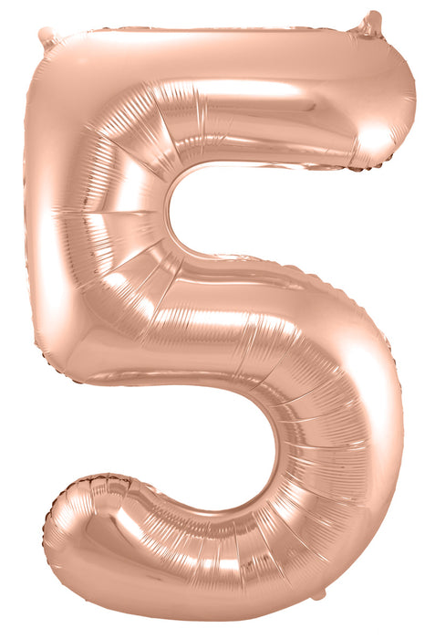 Folieballon 86cm Rose goud 5
