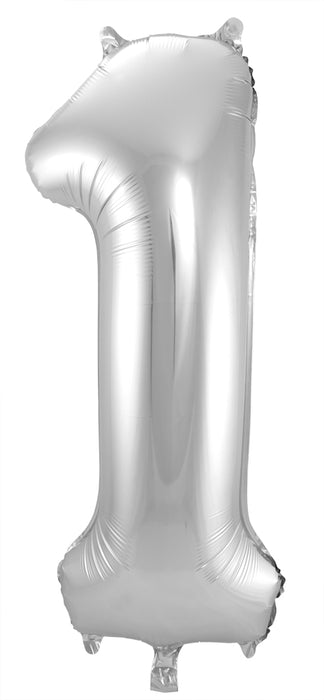 Folieballon 86cm Silver 1