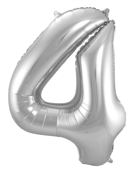 Folieballon 86cm Silver 4