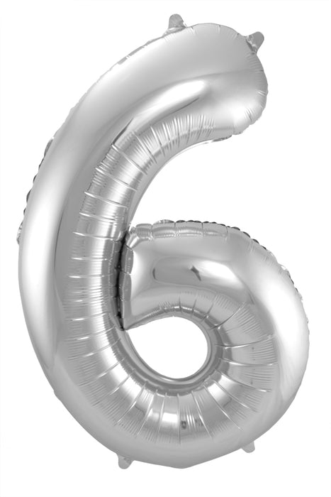 Folieballon 86cm Silver 6