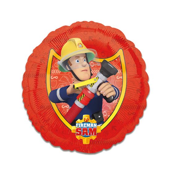 Folieballon brandweerman Sam