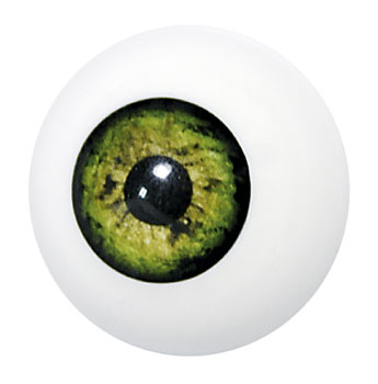 Grimas kunststof oog groen
