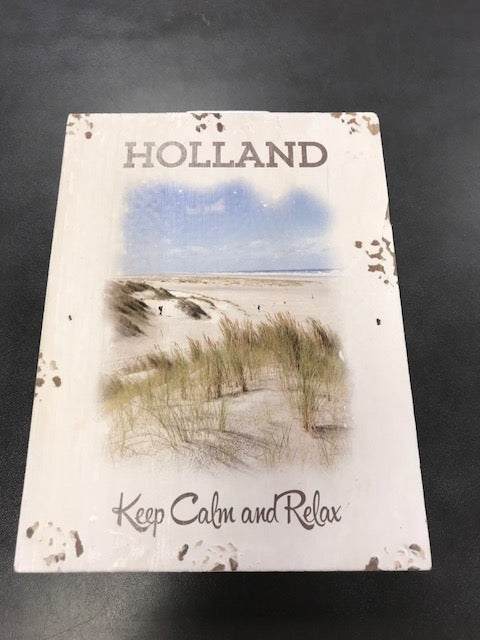 Houten deco Holland - Keep calm