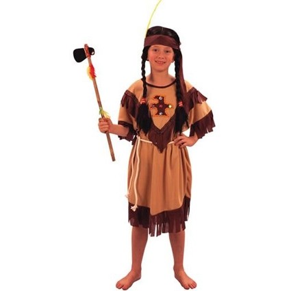 Indianen meisje 7-9 jaar (120-130cm)