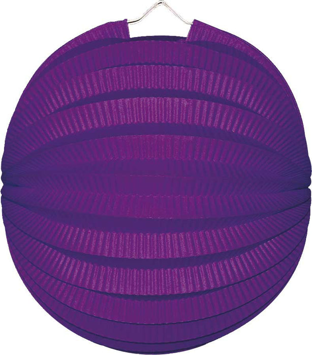 Lampion rond cyclaam 23cm