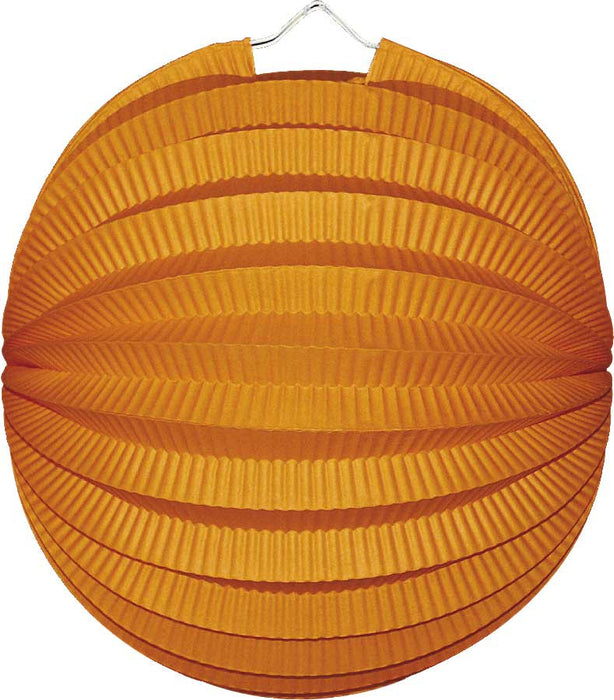 Lampion rond oranje 23cm