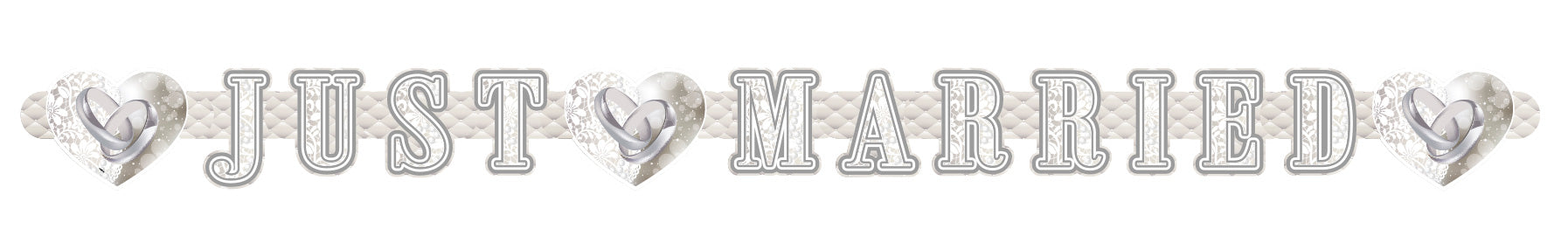 Letterbanner Just Married