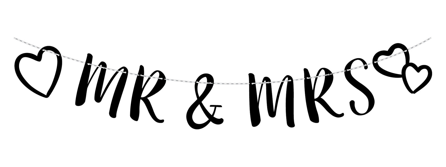 Letterslinger MR&MRS huwelijk