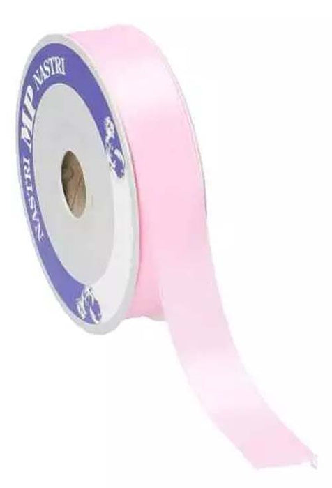 Lint satijn 25mm baby roze per meter