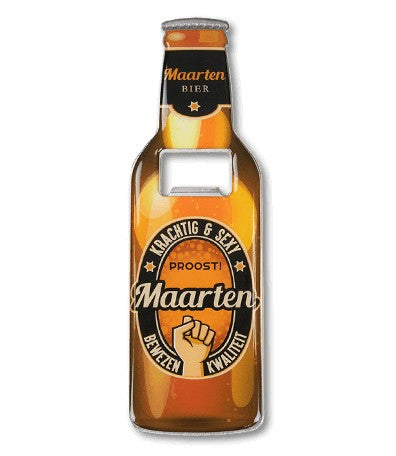 Magneet fles opener - Maarten