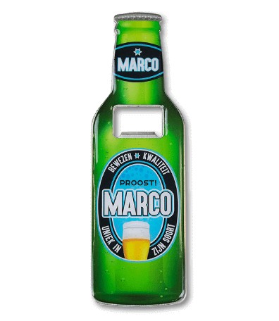 Magneet fles opener - Marco
