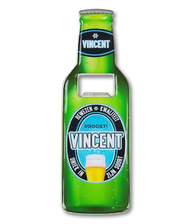 Magneet fles opener - Vincent