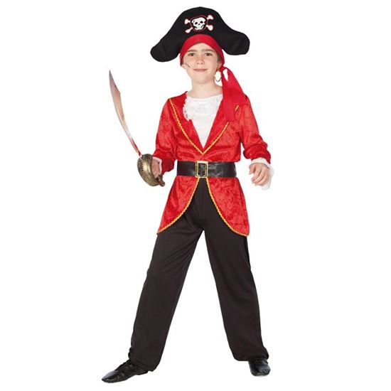 Piraten jongen 7-9 jaar (122-138cm)