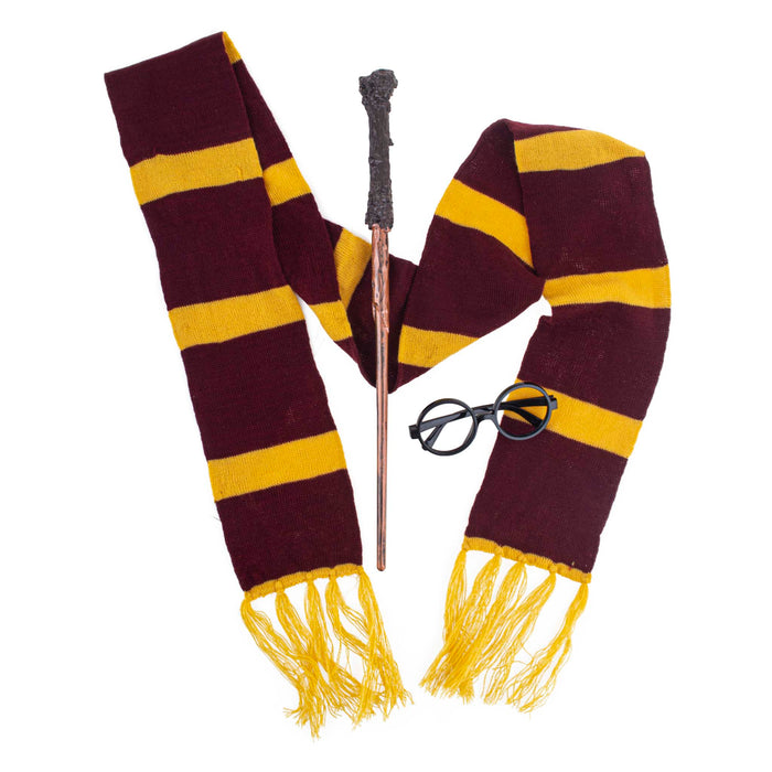 Potter set (sjaal, bril, staf)