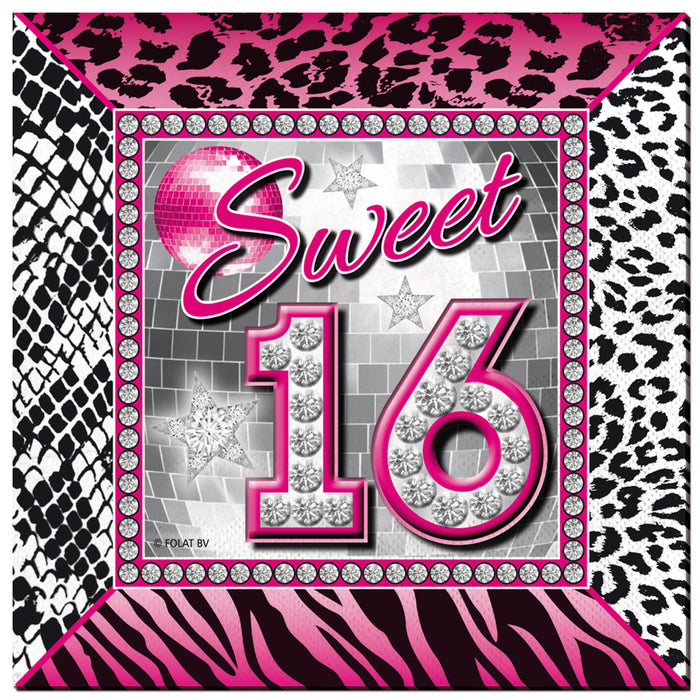 Servetten Sweet 16 20st.