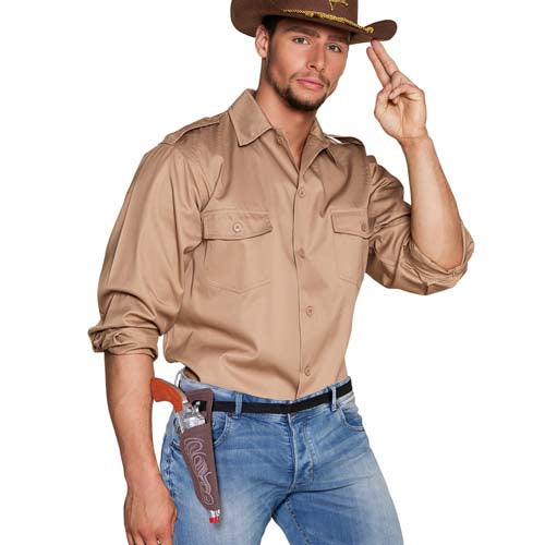 Set Cowboy (holster, riem, pistool)