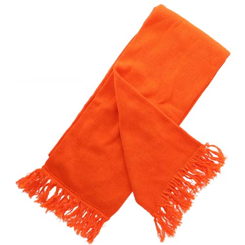 Sjaal XL oranje 175cm