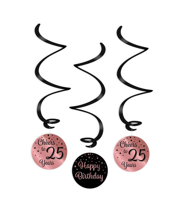 Swirl rosé/zwart - 25