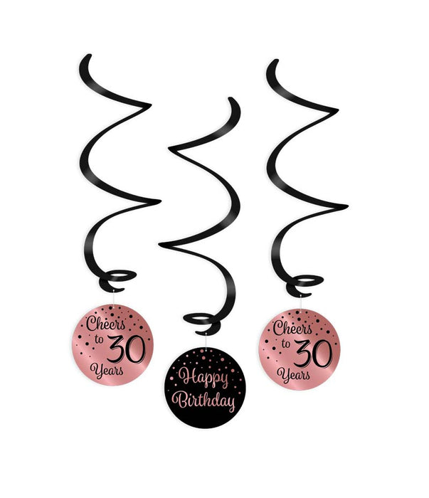 Swirl rosé/zwart - 30