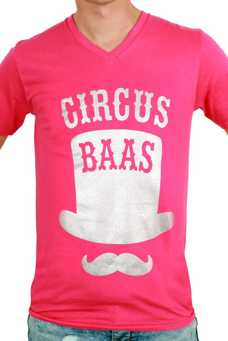 T-shirt heren-Circus baas mt.S OP=OP