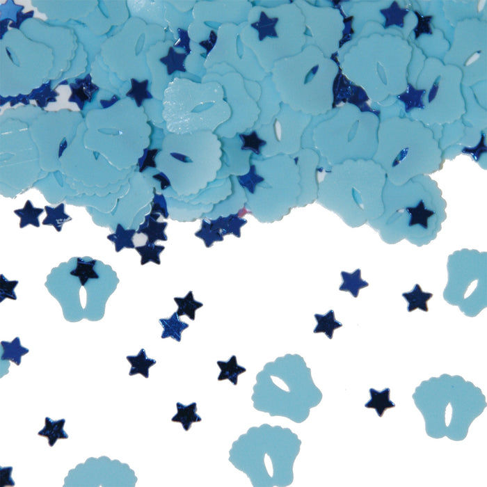 Tafeldeco/sierconfetti Voetjes Blauw