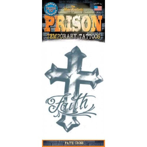 Tattoo Prison Faith Cross