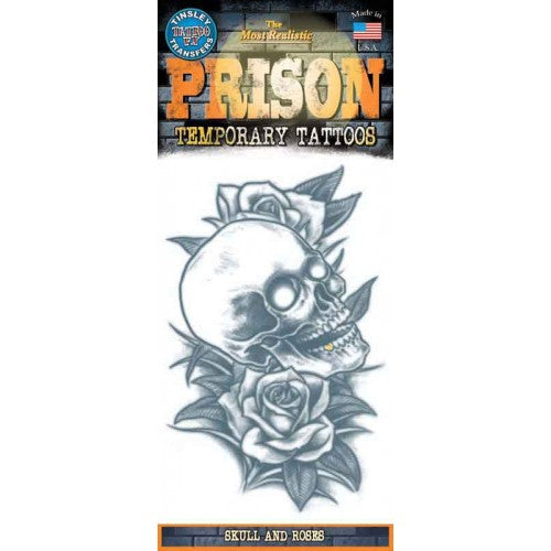 Tattoo Prison Skull and Roses