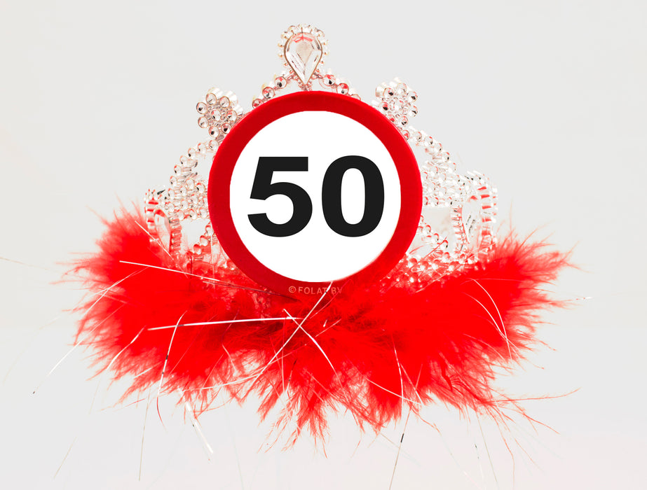 Tiara verkeersbord 50 jaar