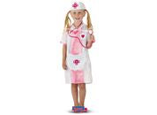 Verpleegster roze mt.M (6-8 jaar)