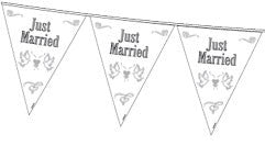 Vlaggenlijn Just Married